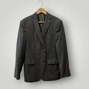 John Varvatos USA Bleecker 42R Gray Wool 2 Button Sport Coat Blazer Jacket